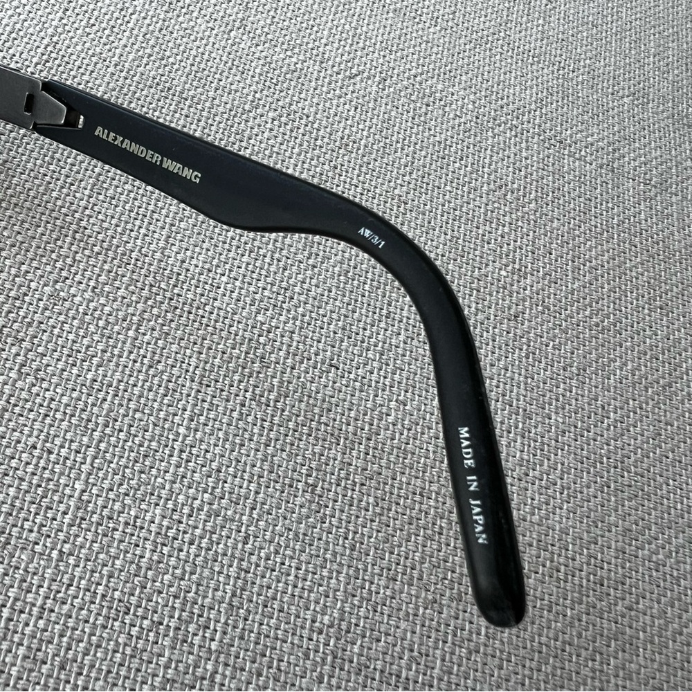 Alexander Wang x Linda Farrow Zipper-Trimmed Wayfarer Sunglasses - Picture 13 of 16